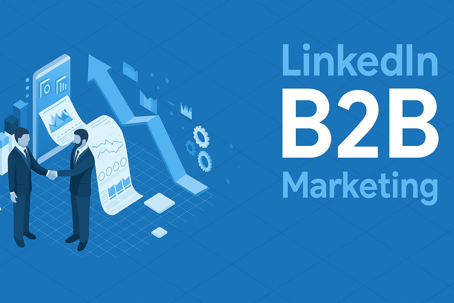 LinkedIn marketing graphic for engineering and B2B business promotion
